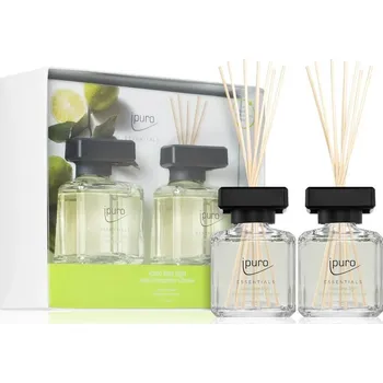 Tyčinkový aroma difuzér iPuro Aroma difuzér Lime light, citrónová tráva, květinové akcenty, 2× 50 ml&nbsp;IFC2703
