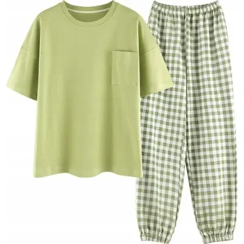 Dámské pyžamo Dámské PYŽAMO pohodlné, KOMPLET tričko a kalhoty do nemocnice, sanatoria XL