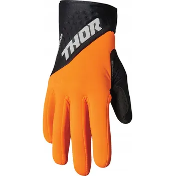 Moto oblečení RUKAVICE NA MOTOKROS THOR SPECTRUM COLD ORANGE M