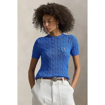 Pánský svetr Bavlněný svetr Polo Ralph Lauren 211971873 modrá 55X, vel. XS