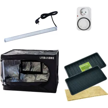 Pěstební box Growmarket Microgreens komplet Urban Small Basic, 60x40x40 cm