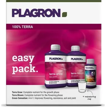 Hnojivo Plagron Easy Pack Terra 550 ml, sada hnojiv