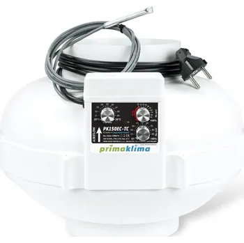 potrubní ventilátor PrimaKlima Prima Klima PK150-EC-TC 150 mm, 1100 m3/h, ventilátor s EC motorem a regulací teploty