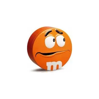 Bonbon M&M čokoládové dražé 200g v dóze - oranžová