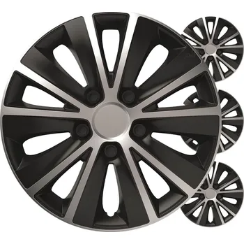 Poklice na kolo Poklice Rapide 16” černo - stříbrná sada 4ks COLOR BOX, , ,