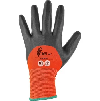 Pracovní rukavice CXS Rukavice MISTI, máčené do 3/4 v nitrilu, vel. 10