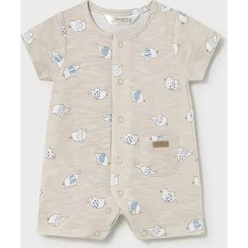 Dětské bavlněné dupačky Mayoral Newborn 1717.1D.Newborn.PPY2 béžová 80X, vel. 86