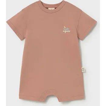 Dupačky Dětské bavlněné dupačky Mayoral Newborn 1646.2A.Newborn.PPY2 růžová 38X, vel. 80