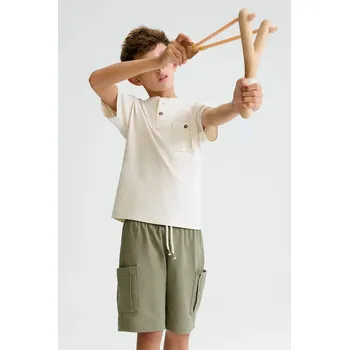 Dětská bavlněná souprava Mayoral 6686.7C.Junior.PPY2 zelená 78X, vel. 166