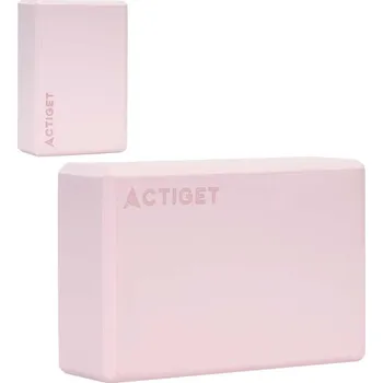 Jóga blok kostka ACTIGET ACT0061 růžová