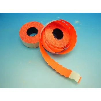 Samolepící etiketa Etikety cenové 26x12 UNI signální červené