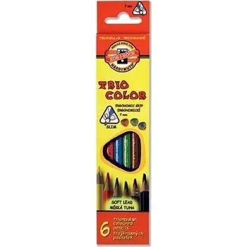 Kresba Pastelky trojhranné školní Triocolor, 6 ks