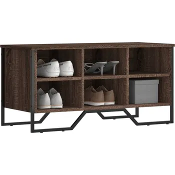 Botník hnědý dub 90 x 38 x 45,5 cm kompozitní dřevo - 8721102812118