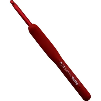 Nástroj na niť a příze Tulip Japan Etimo Soft Grip červený 5 mm