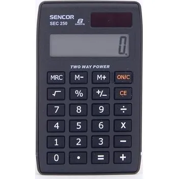 Kancelářská technika Kalkulačka SENCOR SEC 250, 8 míst. /45011709/