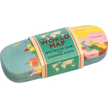 Pouzdro na brýle Pouzdro na brýle s čistícím hadříkem Rex London World Map ID_963316