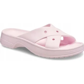 Dámské pantofle Crocs Dámské žabky s kříženým páskem Pink mléčné 210840-6ZW Nazouváky