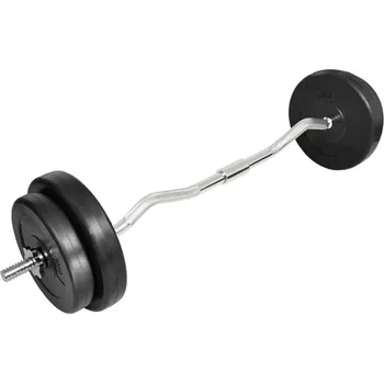 Zakřivená tyč se závažím 30 kg - 8718475843719