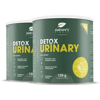 Nature's Finest Detox Urinary | brusinky + chlorella detox nápoj | podpora čištění močových cest, jater, trávení a menšímu nadýmání