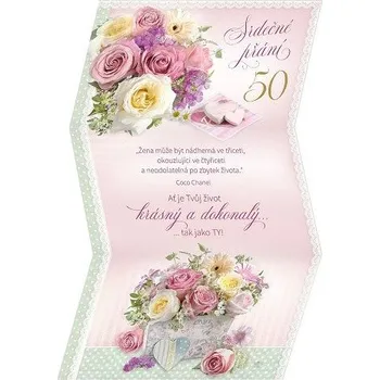 ARGUS Přání k 50. narozeninám 15-7081c50