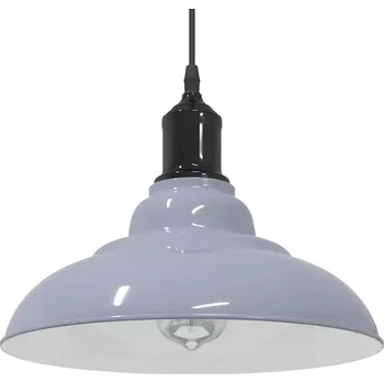 Závěsné svítidlo nastavitelnou výškou šedá lesklá E27 Ø 31 cm - 8721158577603