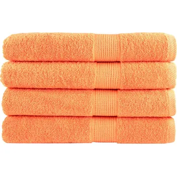 Utěrka Premium ručníky SOLUND 4 ks oranžové 80 x 200 cm 600 g/m² - 8721012150287