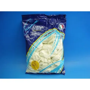 Balónek Balónek naf. GM90 BÍLÝ , pastel 26cm