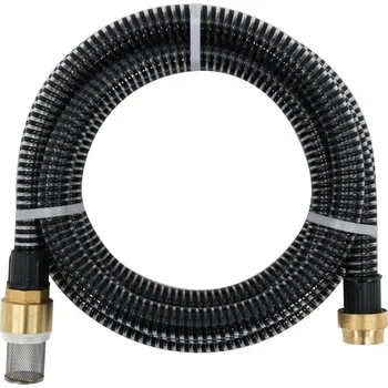 Zahradní hadice Sací hadice s mosaznými konektory černá 1,1" 4 m PVC - 8720286547489