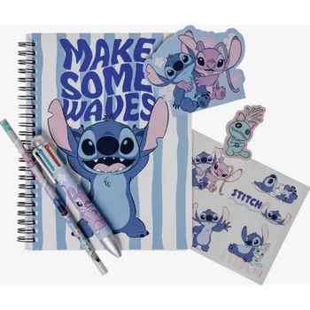 Blok Lilo a Stitch Set psacích potřeb Stitch se zápisníkem