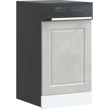 Kuchyňská skříňka Panel na myčku "Porto" betonově šedá 45x1,5x67 cm kompozit - 8721158424778