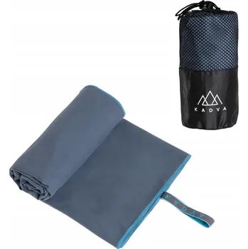 Prostěradlo Rychleschnoucí ručník KADVA Tuala XL tmavě modrý 110 x 175 cm LEHKÝ SKLADNÝ