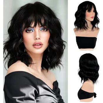 Paruka Paruka dlouhé syntetické vlasy černá Althair dámská