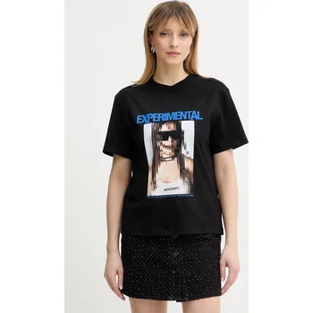 Pánské tričko Bavlněné tričko Patrizia Pepe 8M1786.J384 černá 99X, vel. 40