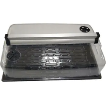 Minipařeniště Plastový skleníček pro 1x GENT LED 18W 58x37.5x22 cm