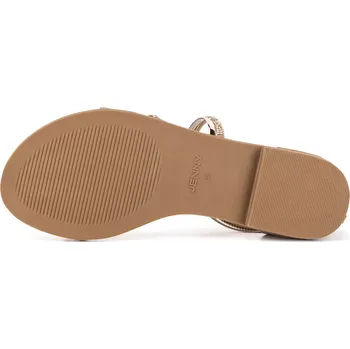 Dámské sandále Jenny SF127-01 s plochým podpatkem, velikost 40