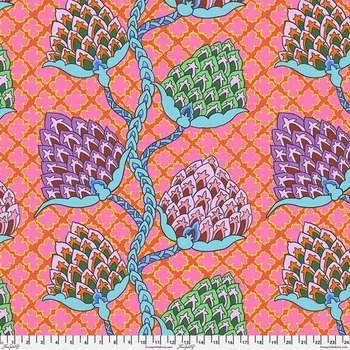 Free Spirit Paisley Flower - Fuchsia - February 2024, Kaffe Fassett