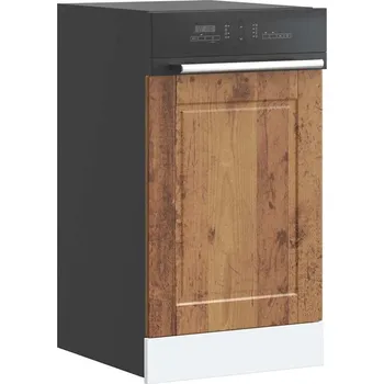 Kuchyňská skříňka Panel na myčku "Porto" starého dřeva 45x1,5x67 cm kompozit - 8721158424815