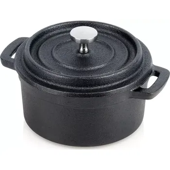 Hrnec Železný mini hrnec s poklicí CAST LINE 10 cm, 250 ml