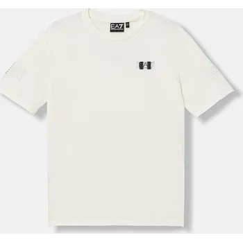 Dětská móda Dětské tričko EA7 Emporio Armani 7B000312.AF10373 béžová 01X, vel. 140