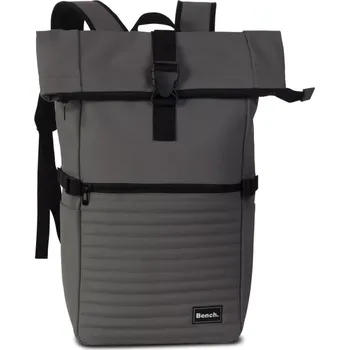 Městský batoh Rolovací batoh šedý 30L - Bench Hydro 64188-0100 - nepromokavý, stylový a módní batoh s přihrádkou na notebook | COOLTOVKA.CZ