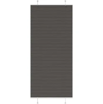 Roleta Plisovaná roleta černá 100x200 cm Šířka látky 99,4 cm Polyester - 8721158354617