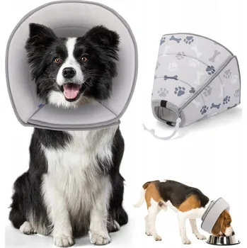 Obojek pro psa Pooperační ochranný límec pro psa kočku Nobleza S 22-24 cm
