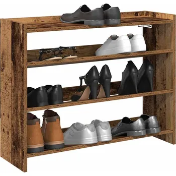 Botník Botník old wood 80x25x62 kompozitní dřevo - 8721158649522