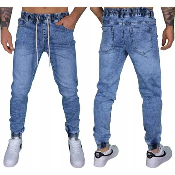 Pánské džíny PÁNSKÉ JOGGERY DŽÍNY ELASTICKÉ KALHOTY