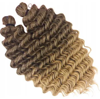 Stylingový přípravek Syntetické vlasy AFROLOKI ULTRA DEEP WAVE PRO Ombre Bronz Loki 35 cm 200 g