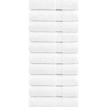 Utěrka Premium ručníky SOLUND 10 ks bílé 100 x 150 cm 600 g/m² - 8721012147751