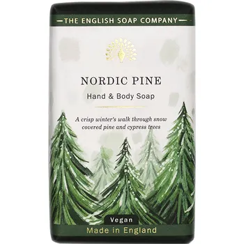 Mýdlo English Soap Company Severská borovice Tuhé mýdlo, 190 g
