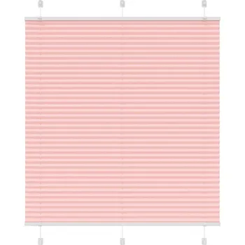 Roleta Plisovaná roleta růžová 120x100cm Šířka látky 119,4cm Polyester - 8721158357373