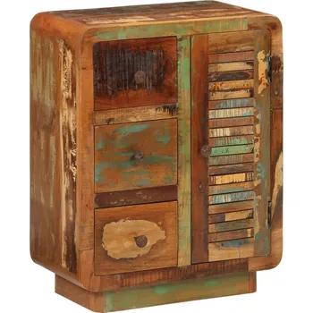 Příborník do zásuvky Příborník se 3 zásuvkami 55x30x70 cm masivní recyklované dřevo - 8720845730789