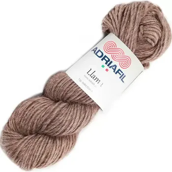 Příze Adriafil Llama 63 Světle hnědá (Přírodní příze Llama Marrone)